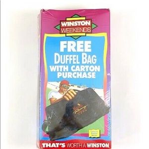 Vintage 1993 Winston Weekends Racing Duffel Bag
